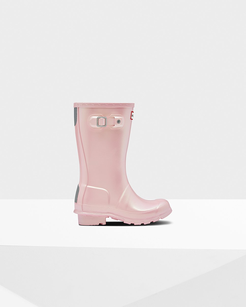 Bottes de Pluie Hunter Original Grands Nebula Enfant Rose FMWQHZL-07